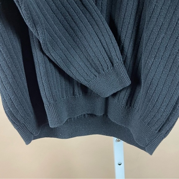 VINTAGE Jeanne Pierre Women's XL Ribbed Turtleneck 90's Sweater  Chic Classic - Picture 3 of 6